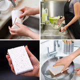 4Pack Natural Plant Based Palm Fiber Dishwashing Kitchen Scrubber