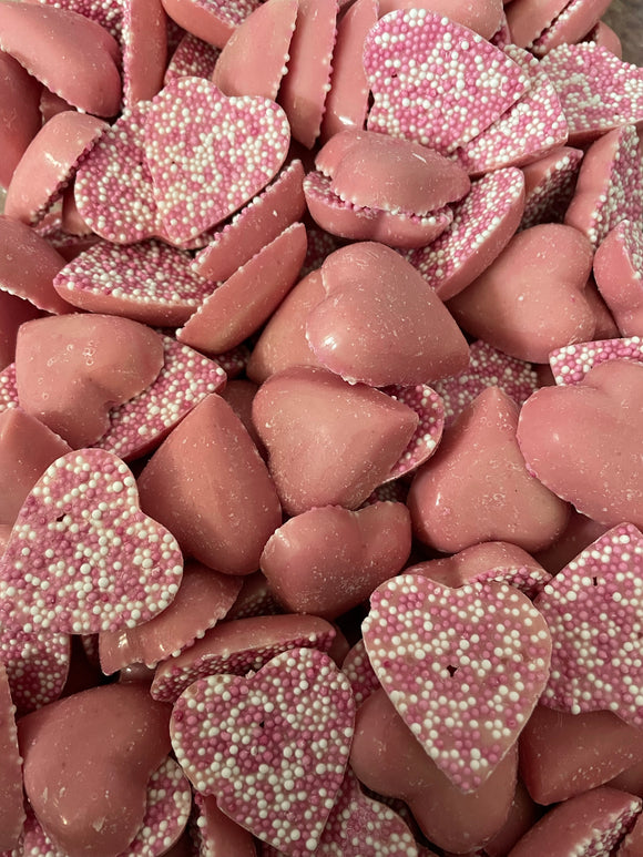 Pink Chocolate Hearts