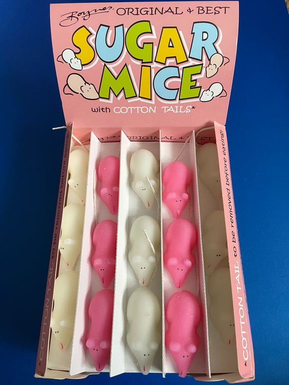 White & Pink Sugar Mice